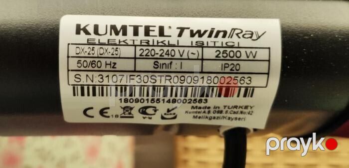 Elektrik qızdırıcı "Kumtel" — Ev texnikası, Bakı (8)