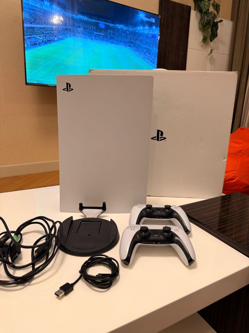 Ps 5 teze kimidir 2 pult stent kabelleri ela veziyetde karopqasi her — Oyun konsolları, Bakı (6)
