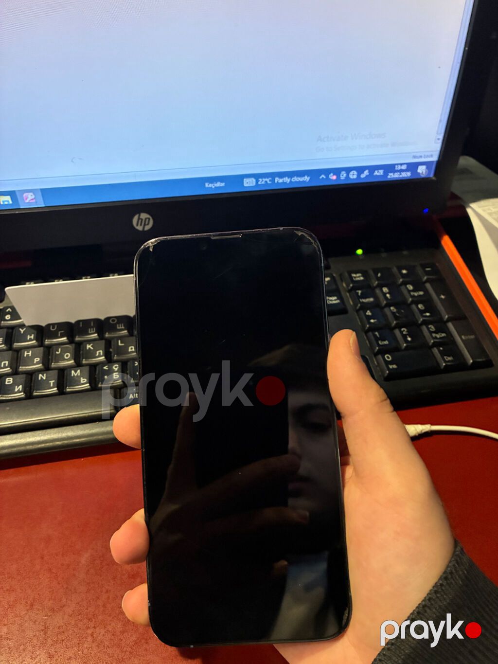 IPhone 13 Pro Max, 128 GB, Blue Titanium, Barmaq izi, Simsiz şarj, Face ID — Apple iPhone, Bakı (2)