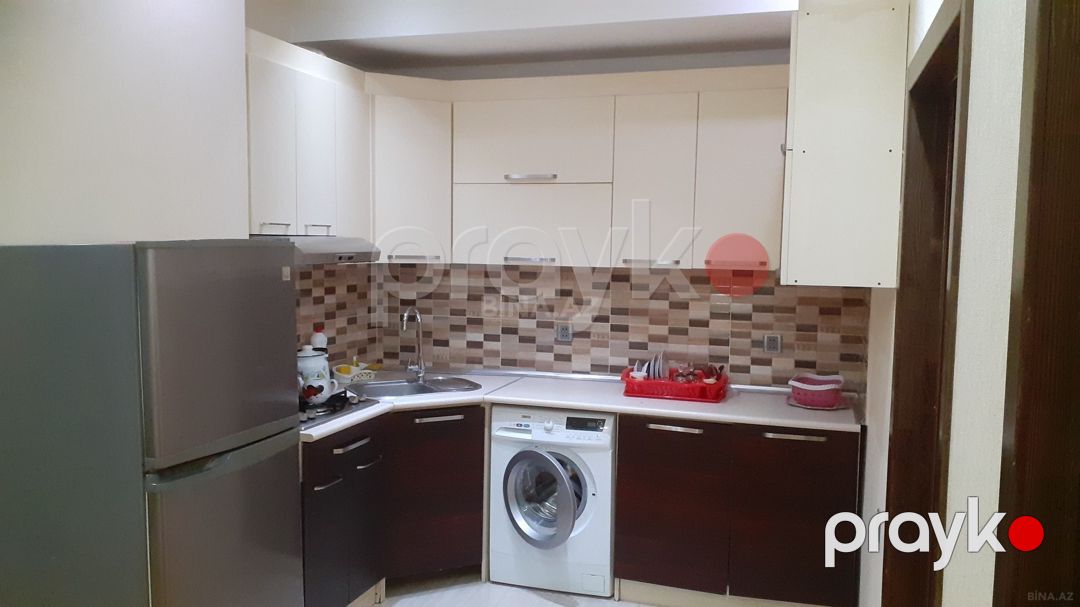 2-otaqlı yeni tikili kirayə verilir, İnşaatçılar m., 70 m² — Mənzil, Bakı (6)