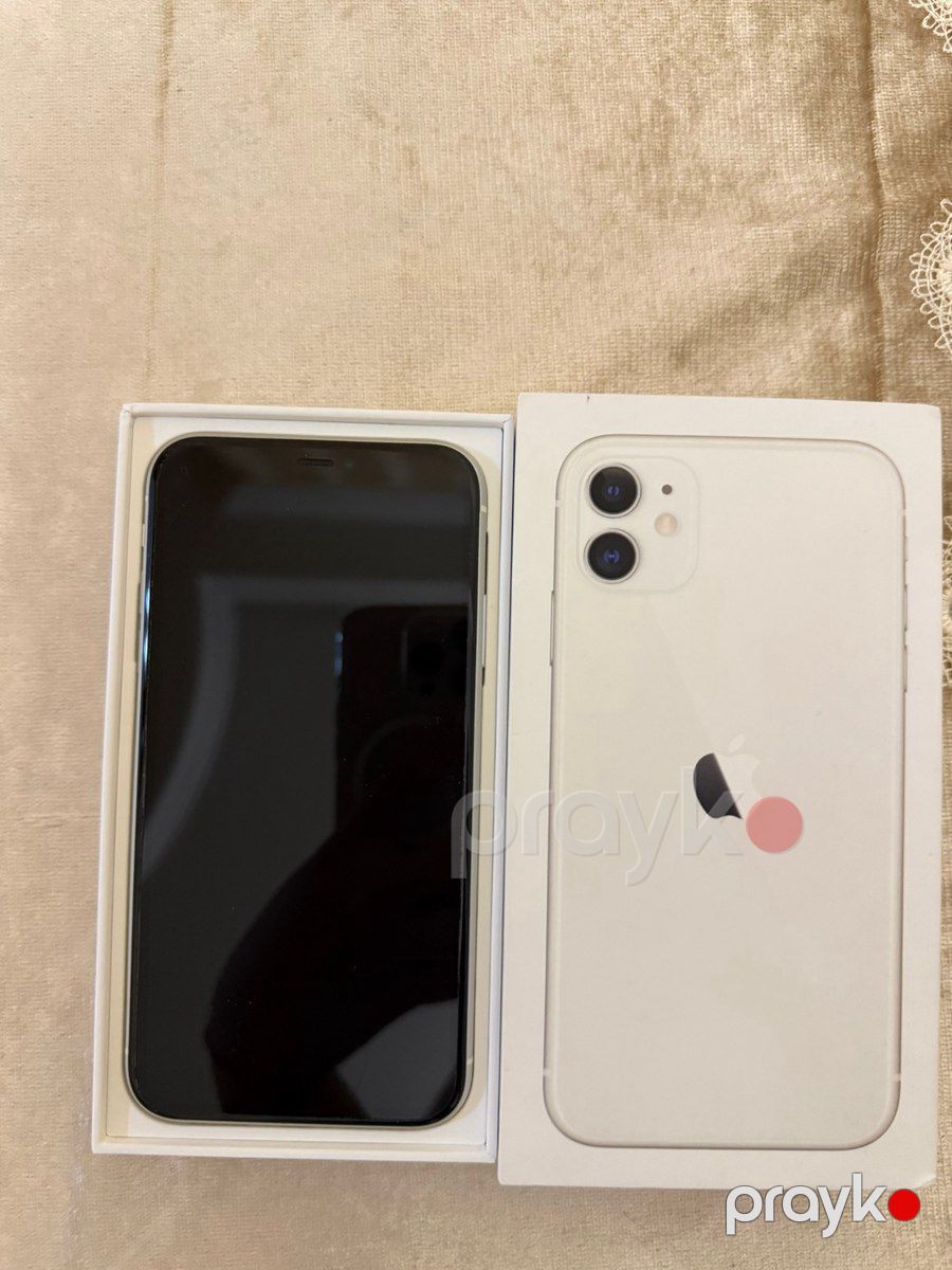 Apple iPhone 11 White 128GB/4GB — Smartfonlar, Bakı (6)