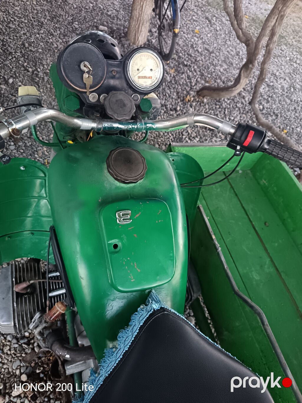Yan qoşqulu moto 12 Volt Hec bir prabelmi yoxdu Altndaki Yag — Motosikletlər, Beyləqan (2)