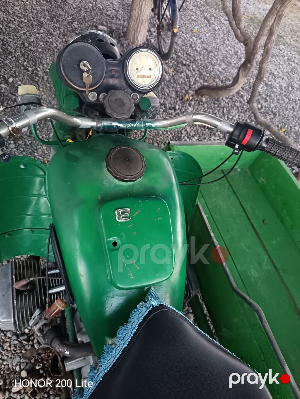Yan qoşqulu moto 12 Volt Hec bir prabelmi yoxdu Altndaki Yag — Motosikletlər, Beyləqan (2)