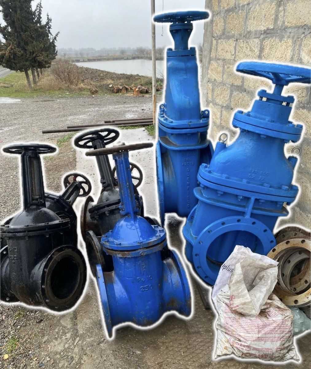 Sürgülü vana — Təmir və inşaat, Bərdə