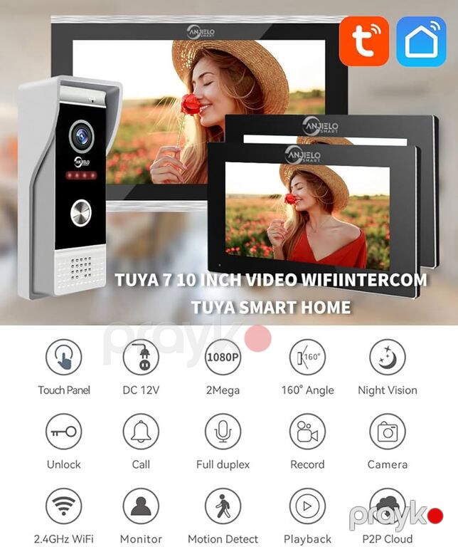 Tuya Sensor Smart Domofon — Ağıllı ev və təhlükəsizlik, Bakı (2)
