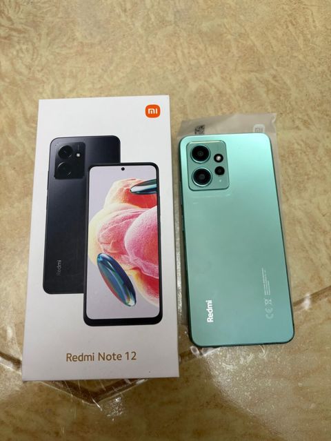 Redmi Note 12, 128 GB, rəng - Yaşıl, Barmaq izi, İki sim kartlı, Face ID — Mingəçevir