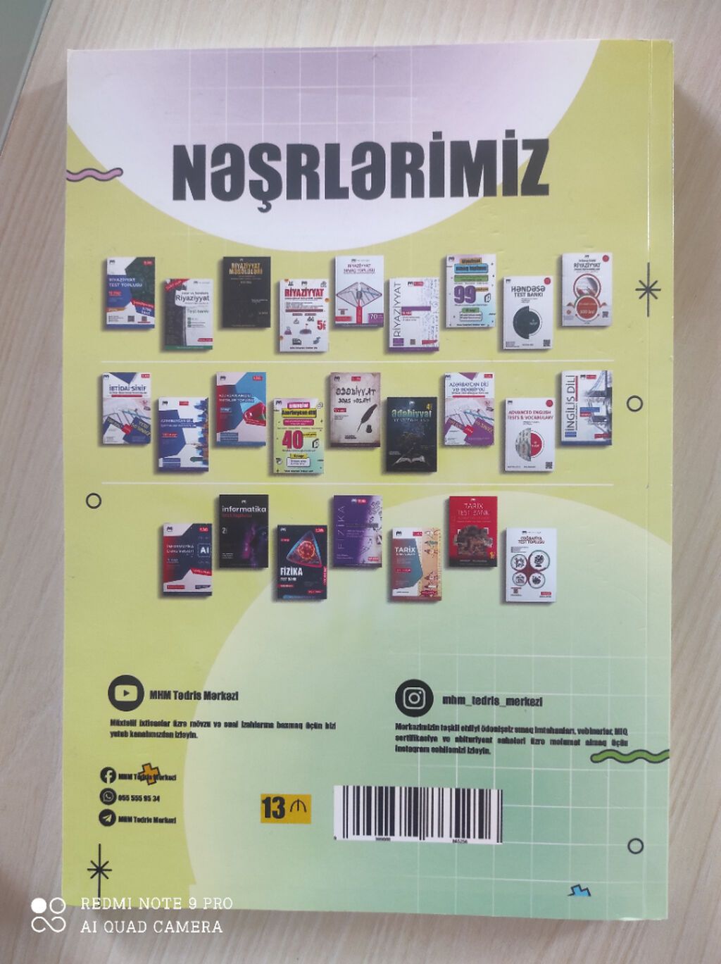 MHM ana dili 40 variant sinaq — Kitablar, Bakı (2)