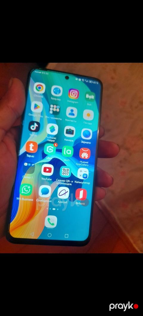 Huawei rəng - Boz, İki sim kartlı — Bakı
