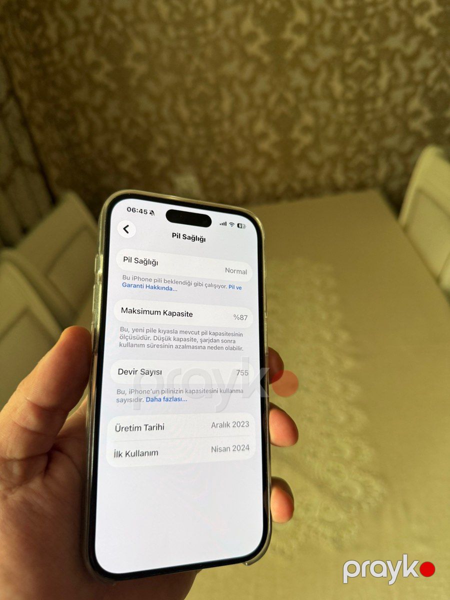 Apple iPhone 15 Pro Blue Titanium 256GB/8GB — Smartfonlar, Bakı (4)