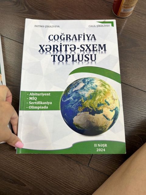 Məhsul: Coğrafiya Xəritə-Sxem Toplusu (II nəşr, 2024) Müəlliflər — Bakı