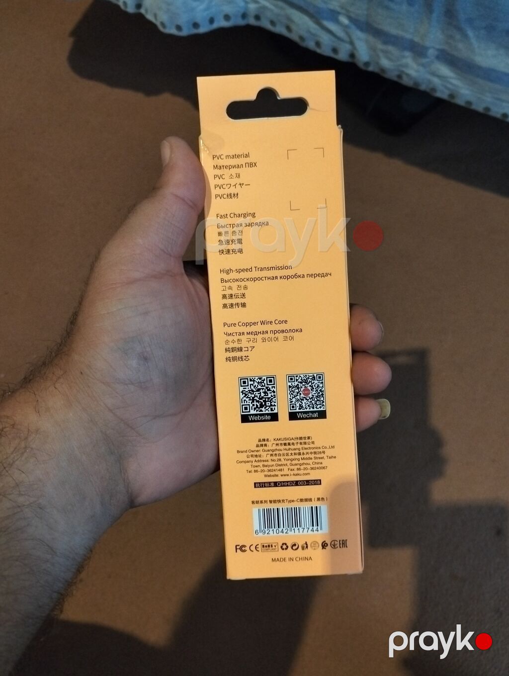 Kakusiga Usb-a dan Type‑C‑yə şarj/ötürmə kabeli temu.az bir almısan — Smartfon üçün kabelləri və keçidçilər, Sumqayıt (3)