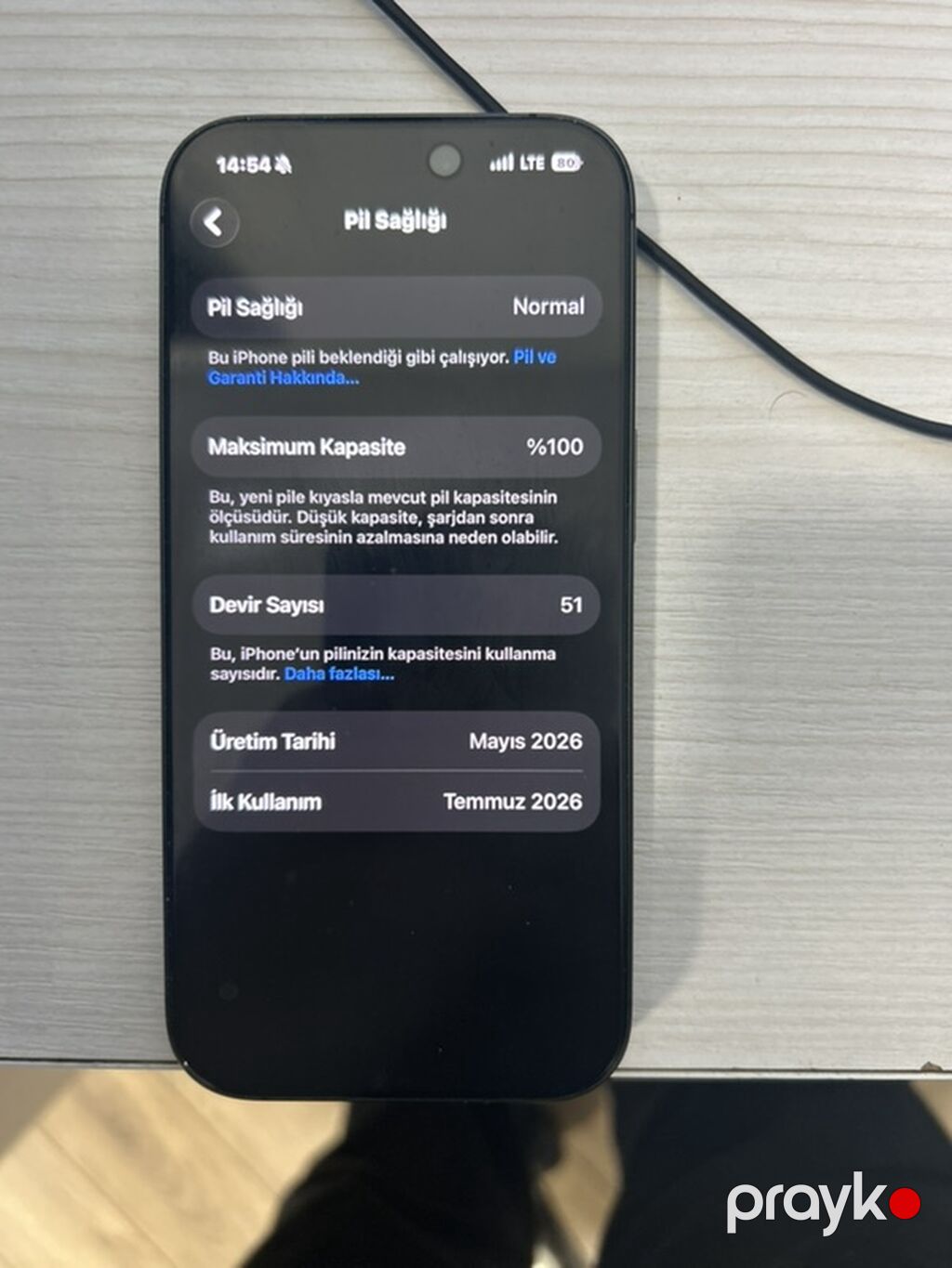 128 GB, Space Gray, Simsiz şarj, Face ID — Apple iPhone, Bakı