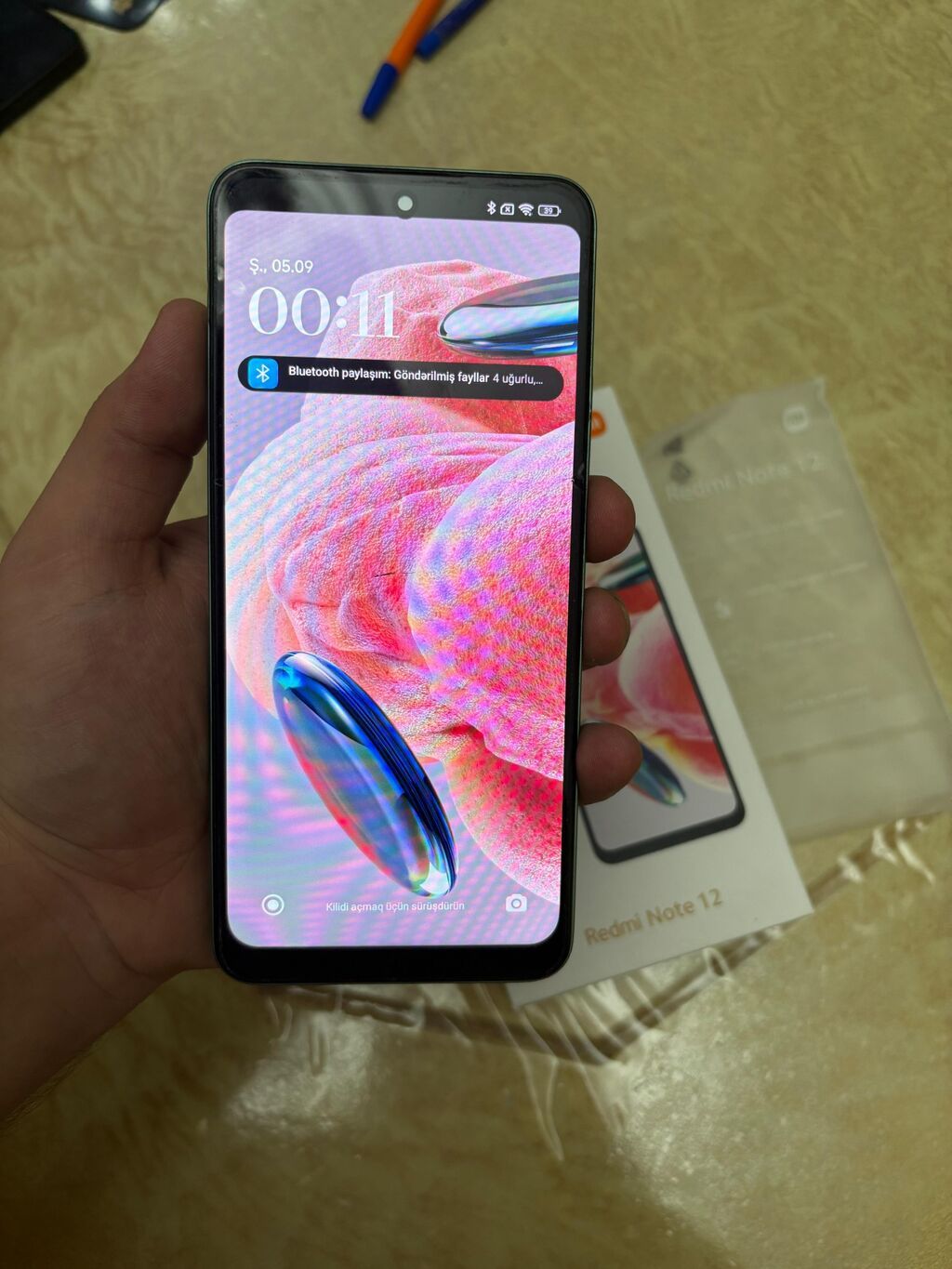 Redmi Note 12, 128 GB, rəng - Yaşıl, Barmaq izi, İki sim kartlı, Face ID — Xiaomi, Mingəçevir (5)