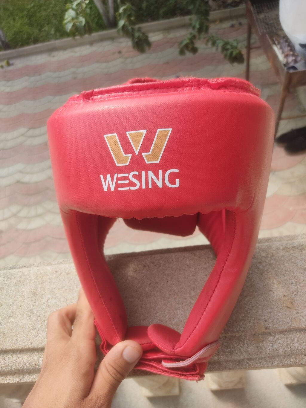 Wesıng döyüş dəbilqəsi – qırmızı rəng Təzədi - Nə üçün: boks — Baş geyimi, Bakı (7)