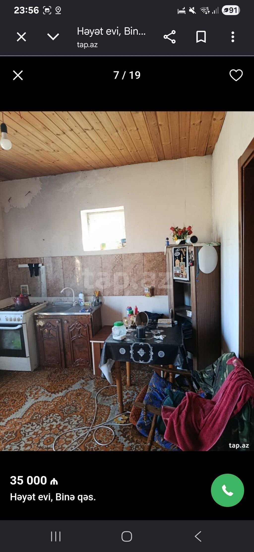 Binə 3 otaqlı, 55 kv. m — Ev, villa, Bakı (7)
