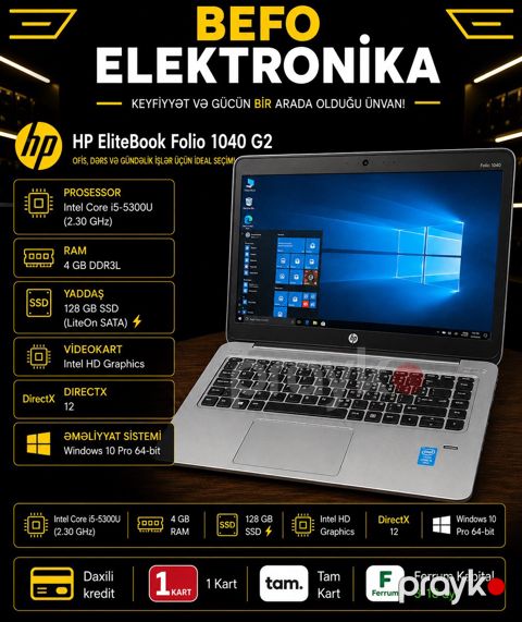 HP EliteBook Folio 1040 G2 — Bakı