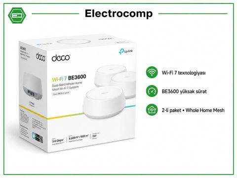 TP-Link Deco BE25 BE3600 Mesh Wi-Fi 7 sistemi — Bakı