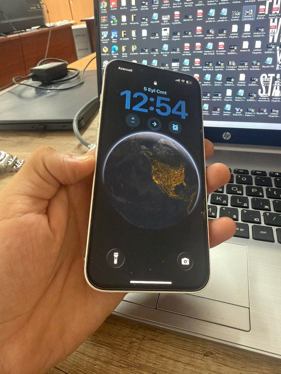 Apple iPhone 14 Starlight 128GB/4GB — Smartfonlar, Bakı (4)