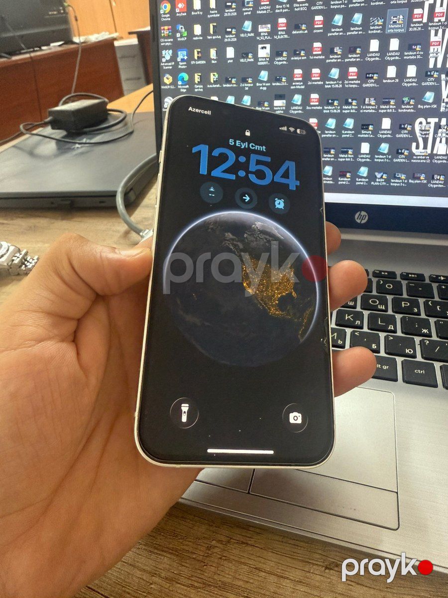 Apple iPhone 14 Starlight 128GB/4GB — Smartfonlar, Bakı (4)