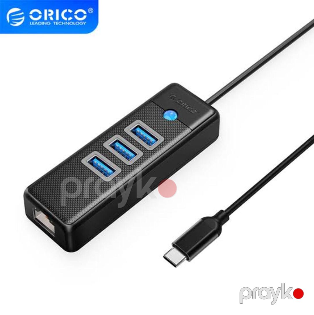 USB hub ORICO-PWCUR-C3-015-BK-EP 3-port Type-C — Periferik cihazlar, Bakı (2)