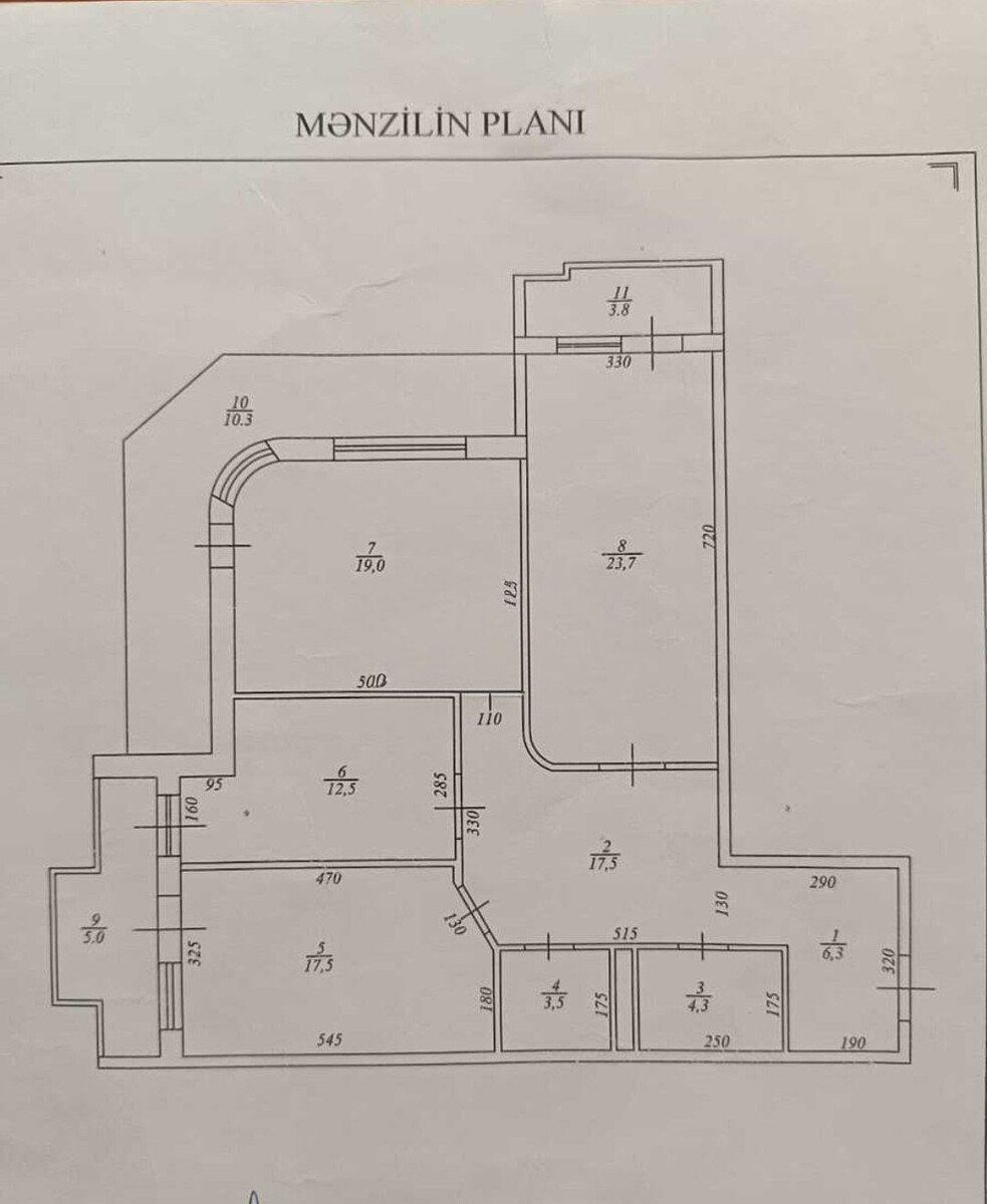 Satılır 3 otaqlı yeni tikili 130 m² — Mənzil, Bakı (3)