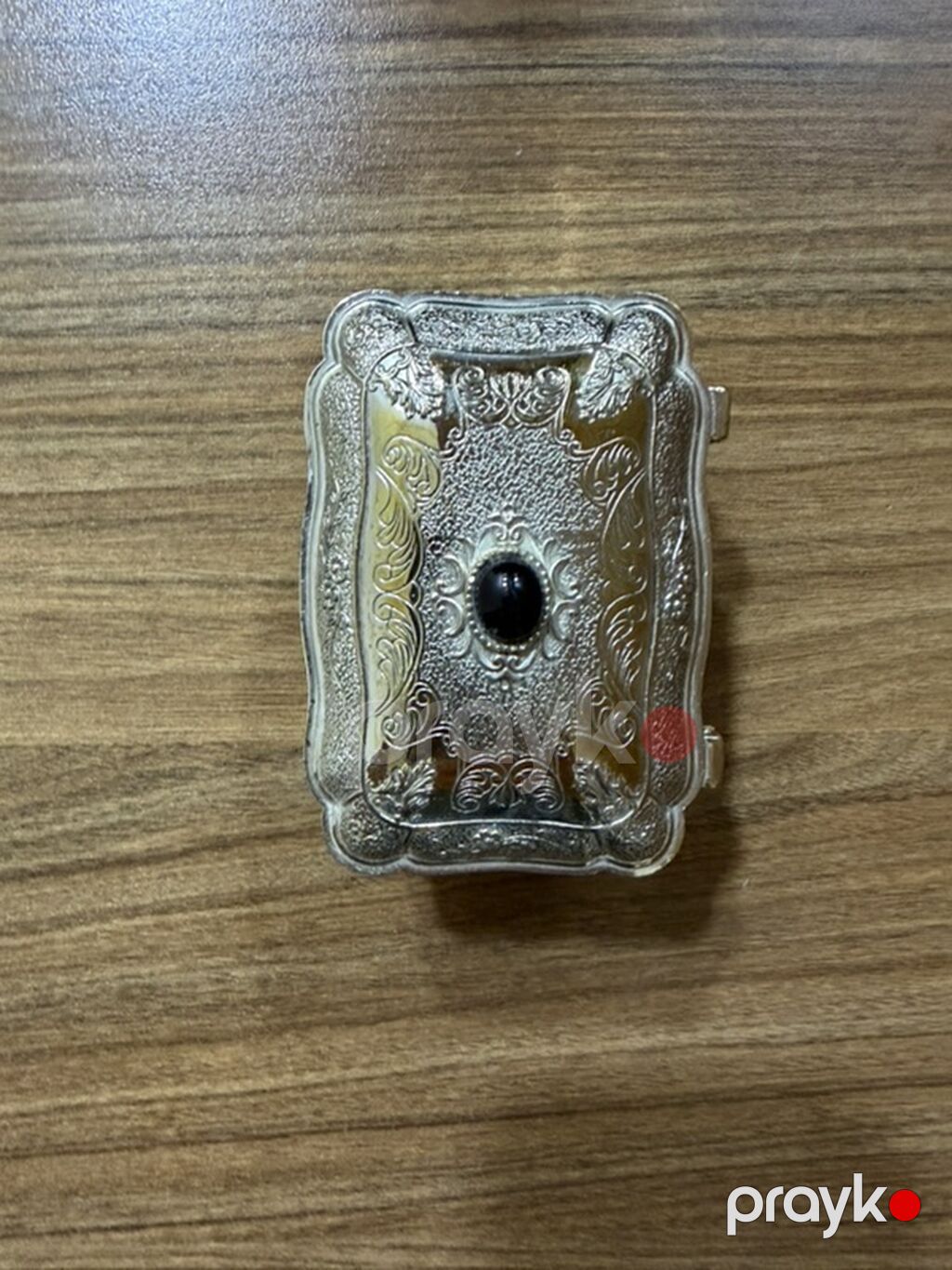 Gümüş rəngli metal zərgərlik/qutu Ölçüləri: 9 x 6 x 5sm - Klassik — Pul qutusunun və şkatulyalar, Bakı (3)