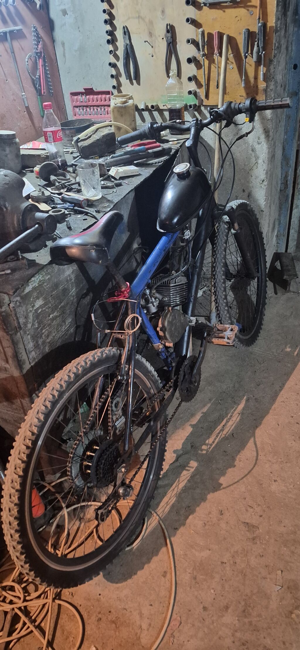 Matorlu velosıped satılır real alıcıya endırım. olacag hec bır — Elektrik velosipedləri, Saray (2)