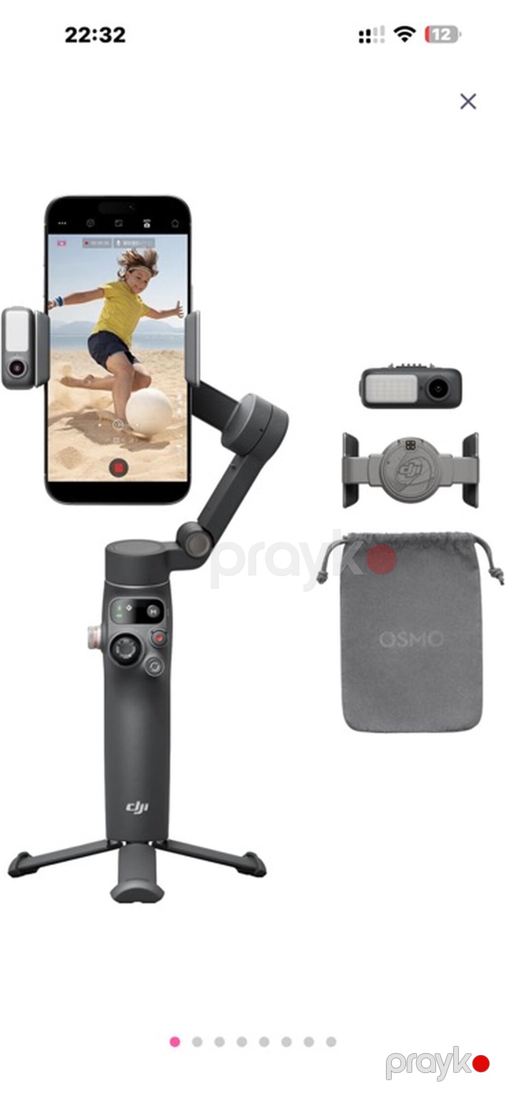 DJI Osmo Mobile smartfon stabilizatoru – peşəkar və sabit video — Tripod, steadicam, video işıq, Sumqayıt