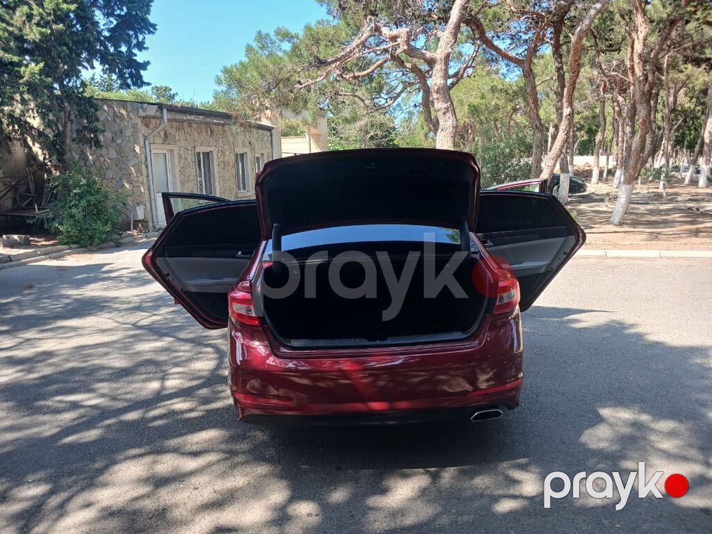 Hyundai Sonata sedan - Korpus: 4 qapılı sedan, albalı/qırmızı rəng — Avtomobillər, Bakı (10)