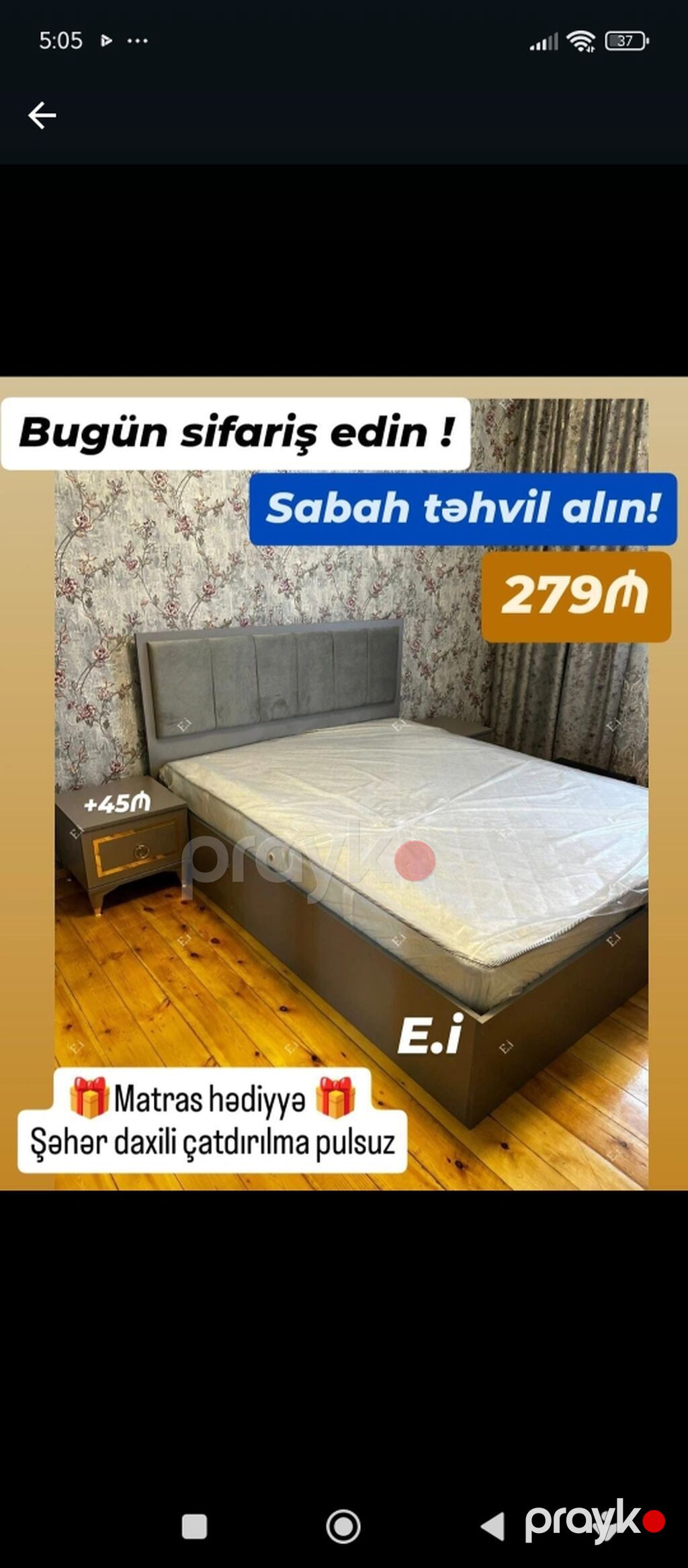 Məhsul: Yataq dəsti – müxtəlif modellər Xüsusiyyətlər: - Modern — Yataq otağı mobilya dəstləri, Digah (9)