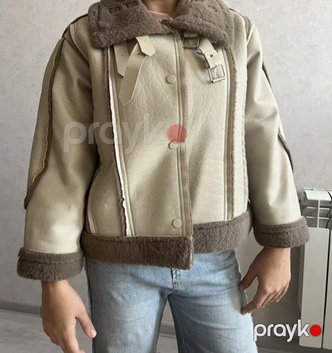 Qadın/qız üçün qısa ölçülü, qışlıq “shearling” üslublu gödəkcə — Bakı