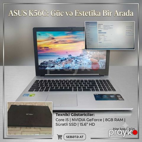 Noutbuk Asus K56C — Bakı
