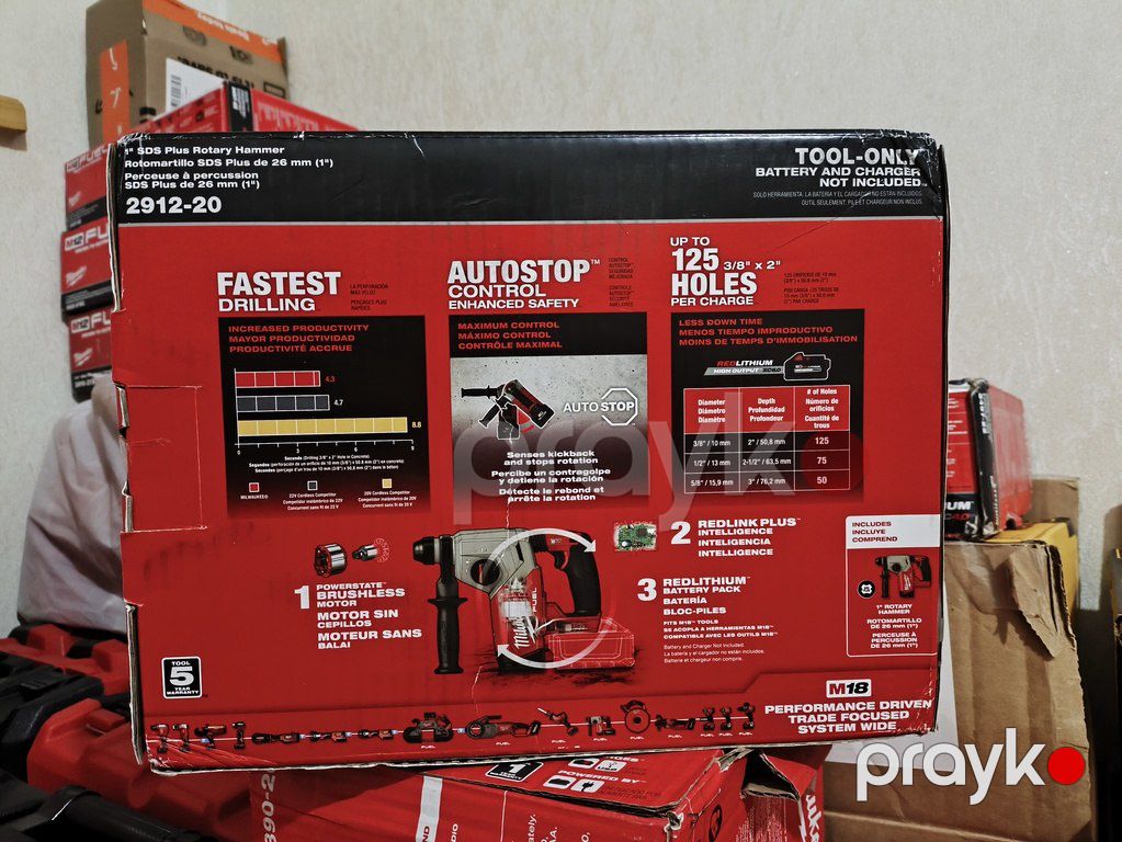 Drel "Milwaukee 2912" — Təmir və inşaat, Bakı (4)