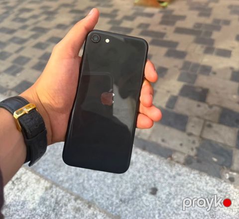 IPhone SE 2020, 64 GB, Qara, Barmaq izi, Simsiz şarj, Sənədlərlə — Bakı