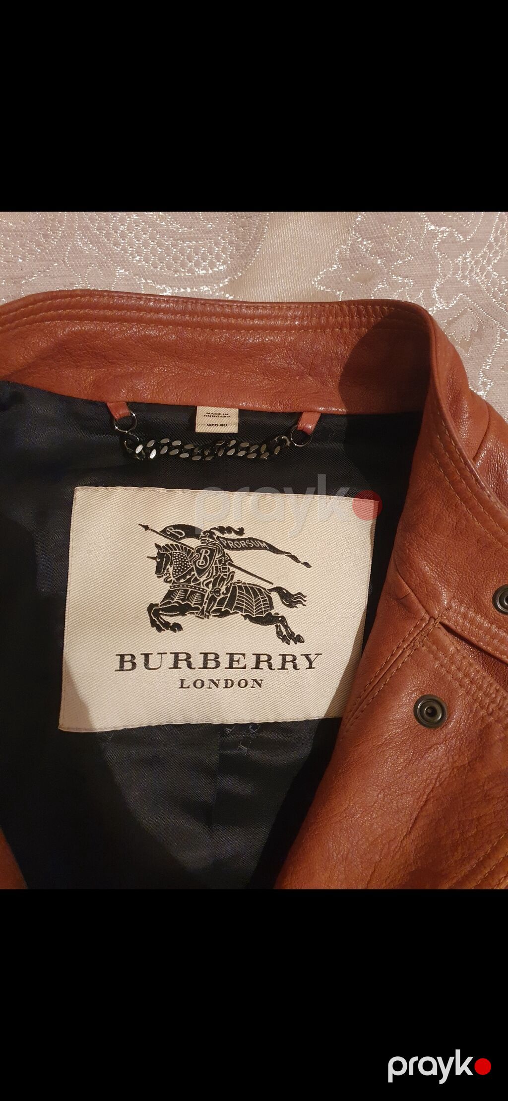 Palto, Burberry, rəng - Çəhrayı — Palto, Bakı (3)