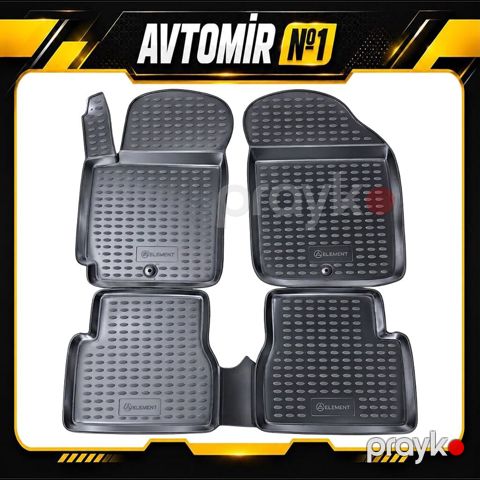 Kia Picanto / Morning 2004-2011 üçün salon rezin ayaqaltı Kia Picanto