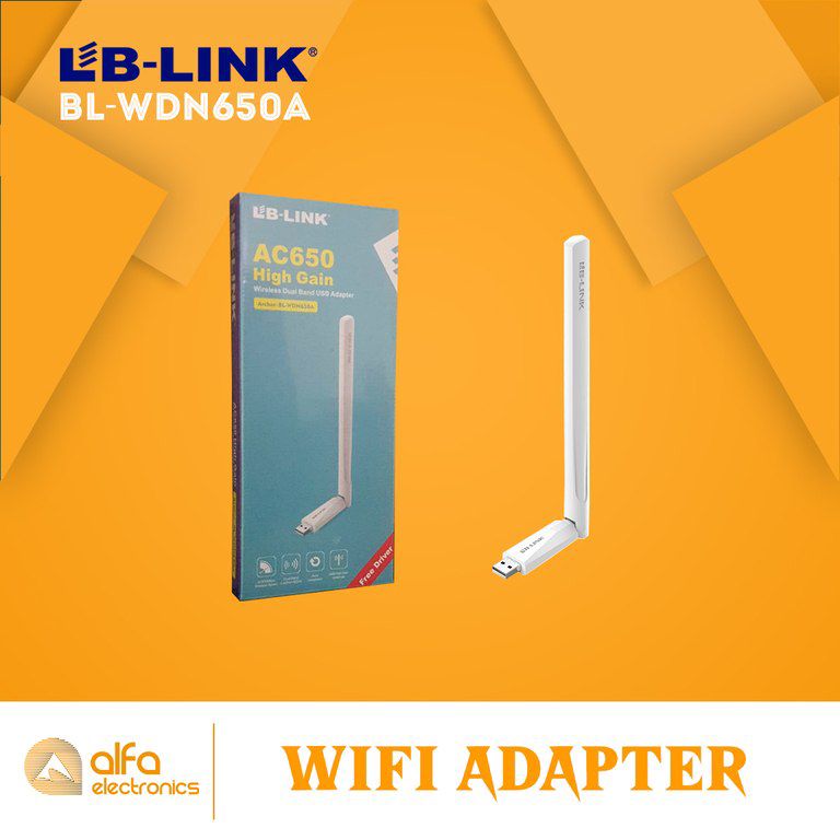 "Lb-Link BL-WDN650A AC650Mbps" Dual band High Gain USB Wi-Fi Adapter — Şəbəkə və server avadanlığı, Bakı (2)