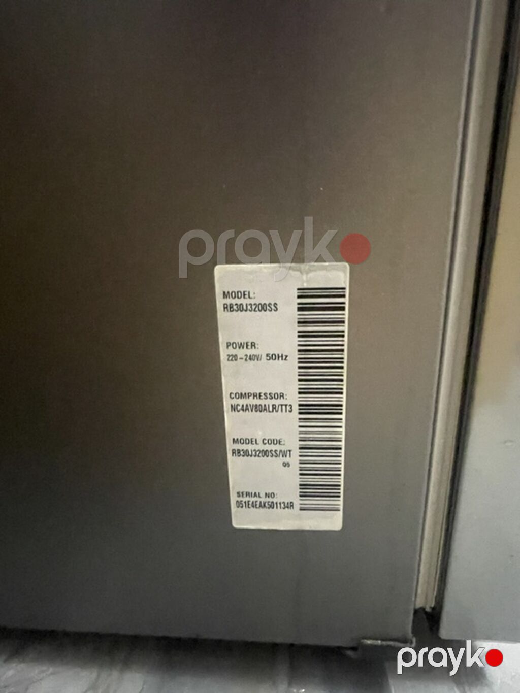 Samsung RB30J3200SS ikiqapılı soyuducu - Rəng: paslanmayan polad — Soyuducular, Digah (3)