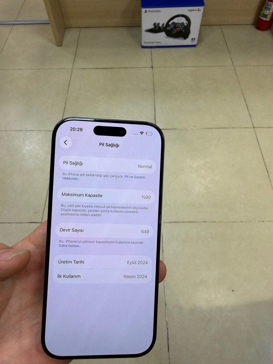 Apple iPhone 16 Pro Black Titanium 128GB/8GB — Smartfonlar, Bakı (4)