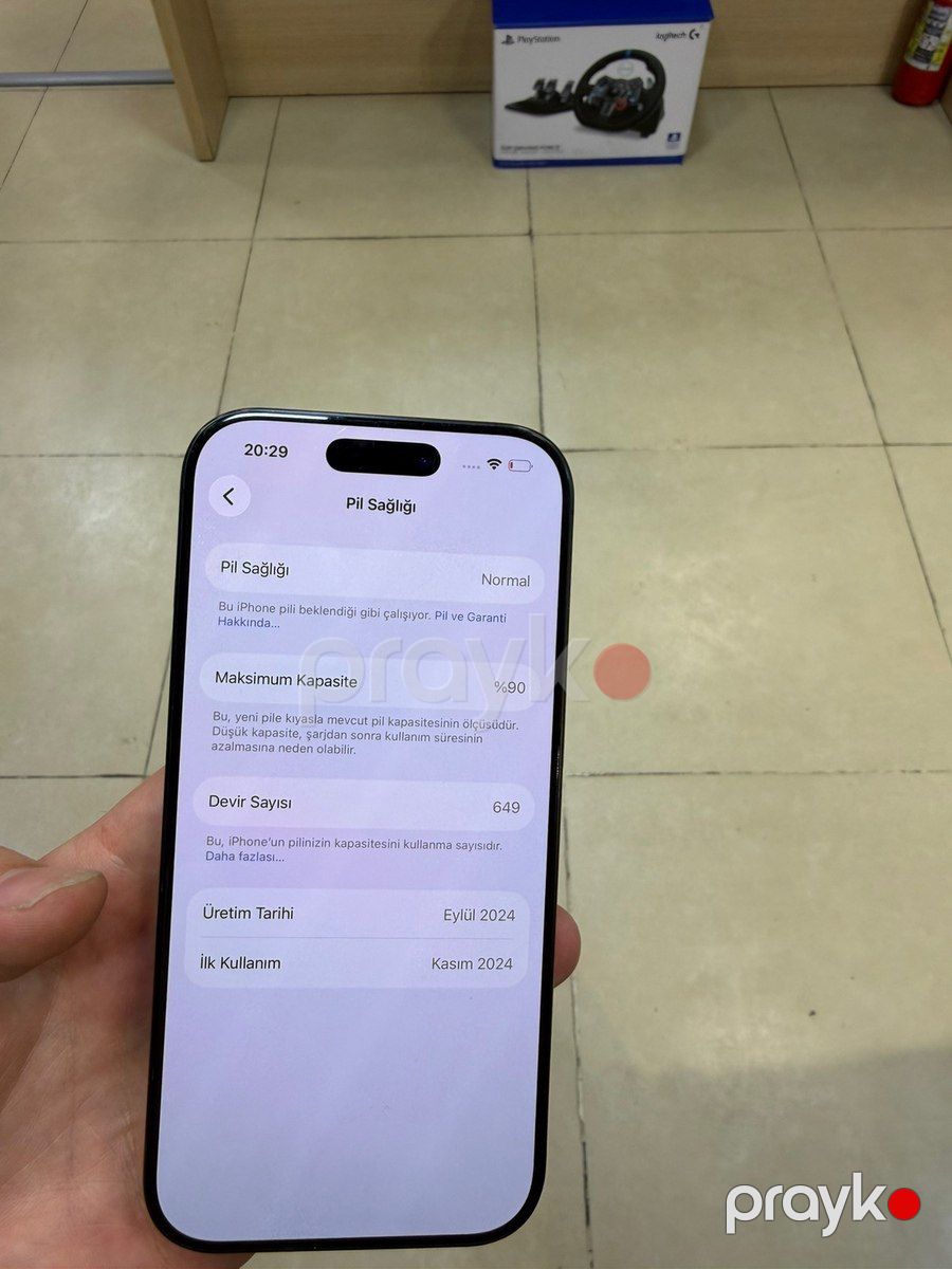 Apple iPhone 16 Pro Black Titanium 128GB/8GB — Smartfonlar, Bakı (4)