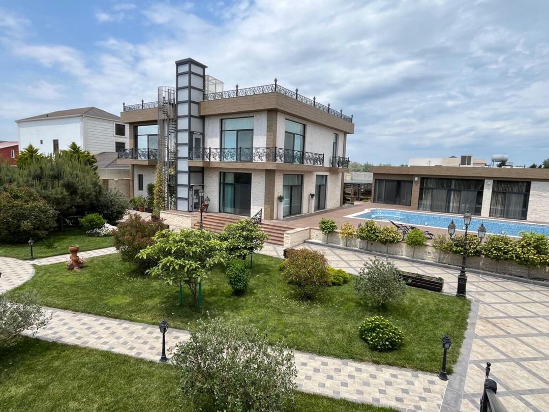İcarəyə verilir 9 otaqlı həyət evi/bağ evi 750 m² — Ev, villa, Bakı (2)