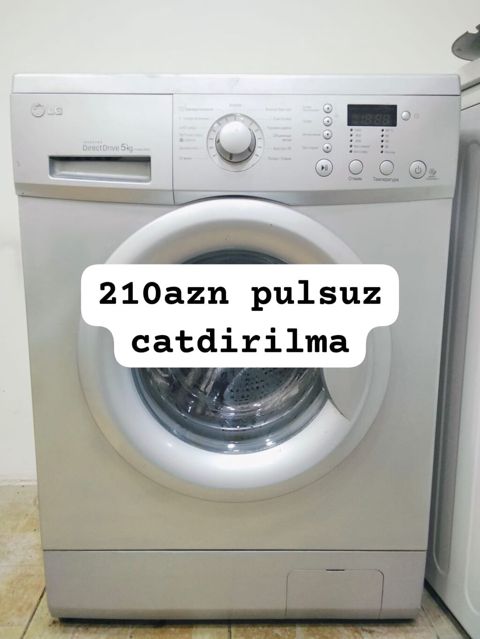 LG paltaryuyan maşın – ön yükləməli, Direct Drive mühərrik, 5 kq yuma — Bakı