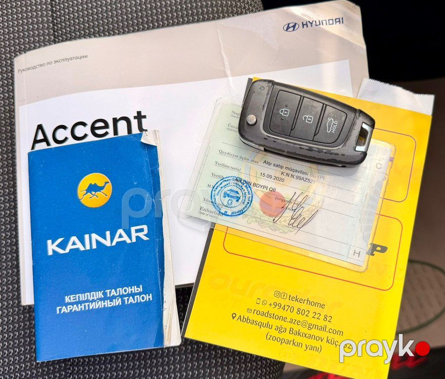 Hyundai Accent, 1.6 L, 2019 il, 125 137 km — Avtomobillər, Bakı (3)