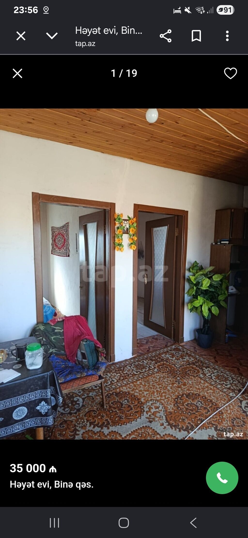 Binə 3 otaqlı, 55 kv. m — Ev, villa, Bakı