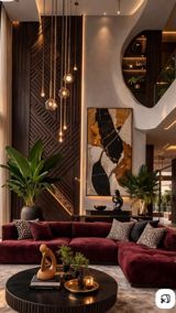 Müasir interyer dizayn xidməti - Stil: premium modern-lüks, isti və — Dekor, Dizayn, Büdcə və Planlaşdırma