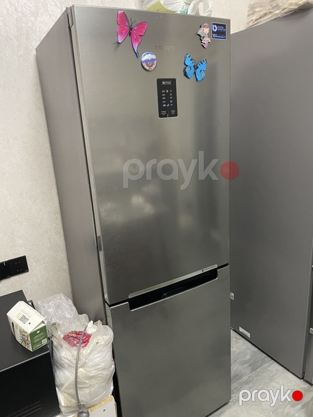 Samsung RB30J3200SS ikiqapılı soyuducu - Rəng: paslanmayan polad — Soyuducular, Digah (8)