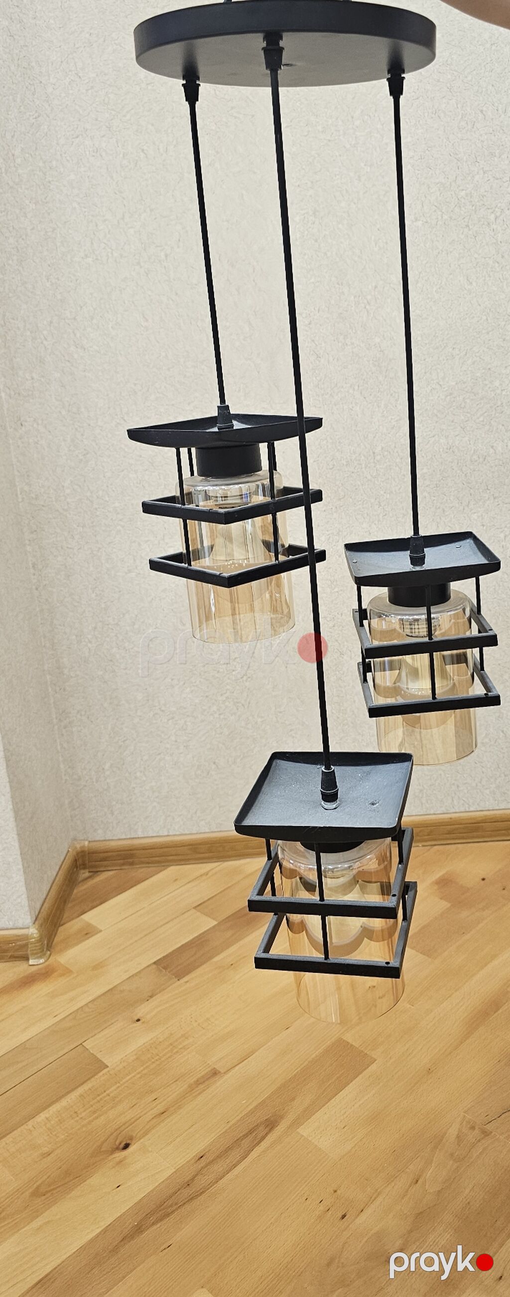 Çılçıraq, 3 lampa, Metal — Tavan is?qlar? v? cilc?raqlar, Bakı (3)