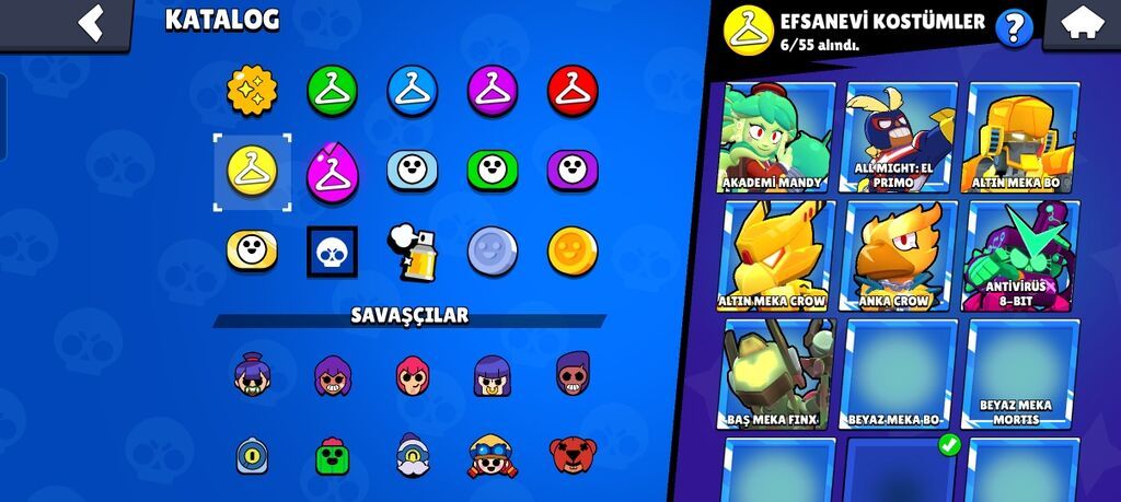 Brawl Stars hesabı – yüksək trofeyli və zəngin kontentli - Kupa yolu — Digər, Bakı (7)