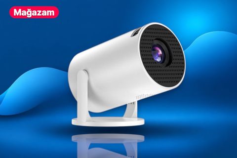 HY200 Mini Proyektor – 1080P 270° Dönən Portativ Smart Projecto — Bakı