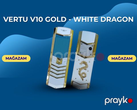 Vertu V10 Gold - White Dragon — Bakı